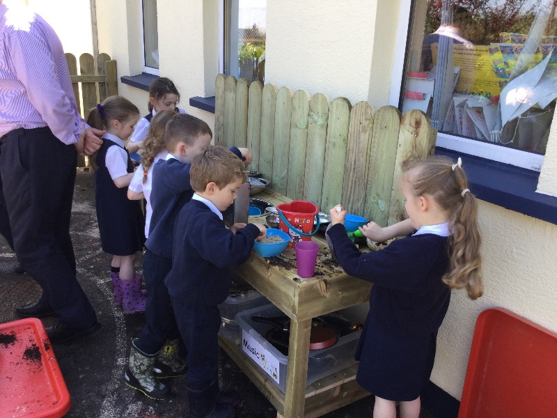 Outdoor play begins